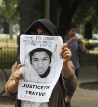 Trayvon Martin protest in Austin, Texas