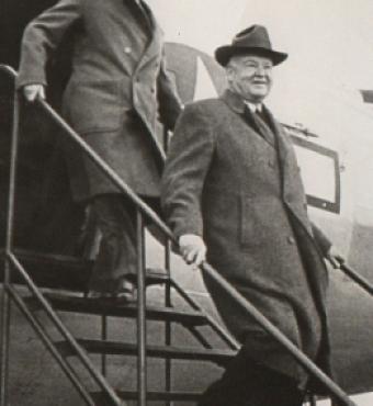 Herbert Hoover (right) and Hugh Gibson