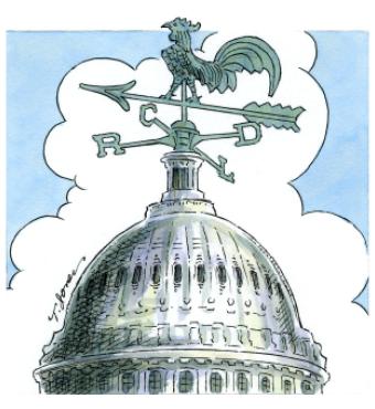 U.S. Capitol as weather vane