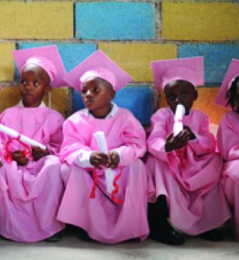 Haitian kindergartners