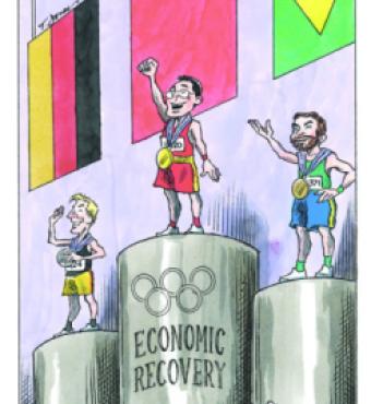 Economic Recovery cartoon