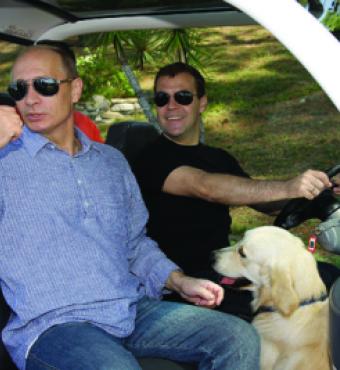 Putin and Medvedev