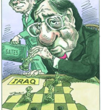 Iraq and Gates chess game