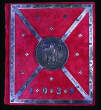 This photo album belonged to Julius Streicher, one of the original Nazis
