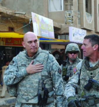 General Ray Odierno and Army officer Joseph McGee