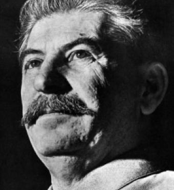 Photographic portrait of the “Great and Generous Leader,” Joseph Stalin.
