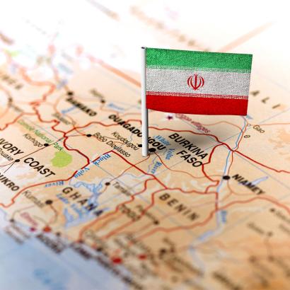 Iran over Burkino