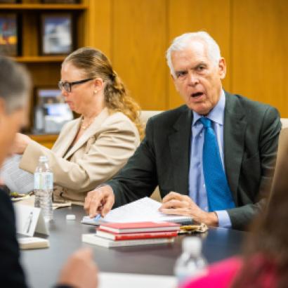 Philip K. Howard speaks at the Hoover Institution on May 16, 2024.
