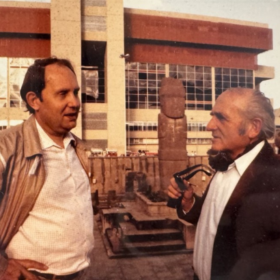 Klaus Barbie and Gerd Heidemann in La Paz, Bolivia