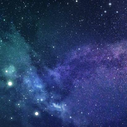 Space Stars, Nebula, Universe Background stock photo