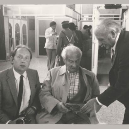 Gerd Heidemann, Karl Wolff, and Klaus Barbie