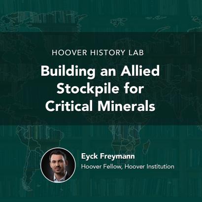 Building an Allied Stockpile for Critical Minerals