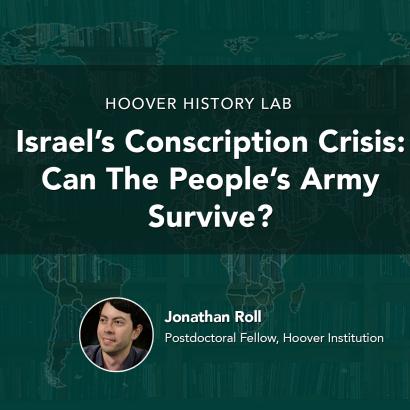 Israel’s Conscription Crisis | Jonathan Roll
