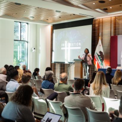 Participants at the Immigration Policy and Economics of Innovation conference on January 22, 2026. (Patrick Beaudouin)