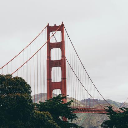 Golden Gate Bridge in San Francisco, California