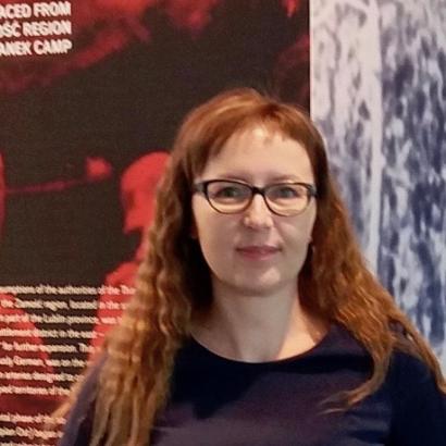 Dorota Niedziałkowska, PhD at the State Museum at Majdanek in Lublin 