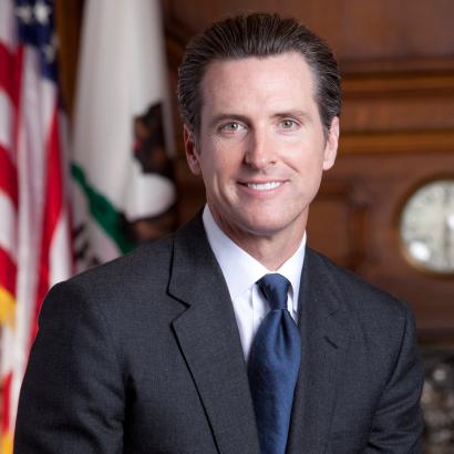 gavin newsom official photo image