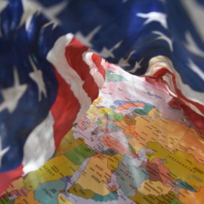 US Flag Foreign Policy    image