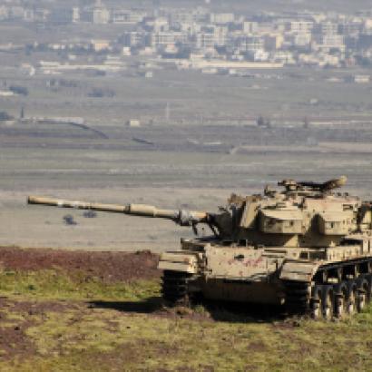 Tank Syria Israel image