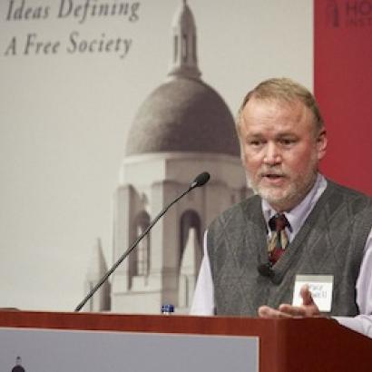 Bruce Caldwell delivered the keynote at the second annual Hoover Institution Library &amp; Archives Workshop on Political Economy