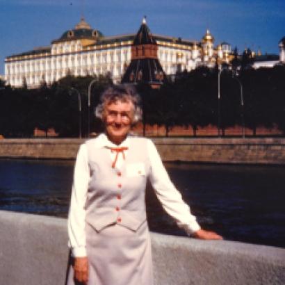 Dorothy Kilian in Moscow, 1986