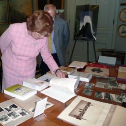 Image for Vaira Vike-Freiberga’s Visit to the Hoover Institution Library and Archives