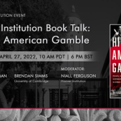 Image for Book Talk: Hitler’s American Gamble
