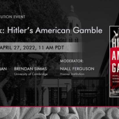 Image for Book Talk: Hitler’s American Gamble