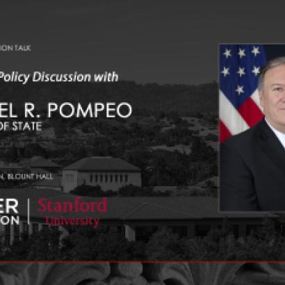 Image for A Breakfast Policy Discussion With Secretary Of State Michael R. Pompeo