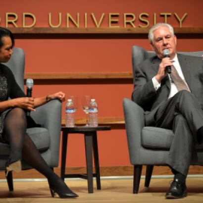 Image for Secretary Of State Rex W. Tillerson Discusses “The Way Forward In Syria” With Condoleezza Rice