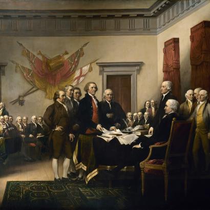 declaration of independence  by john trumbull image