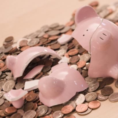 Broken Piggy Bank