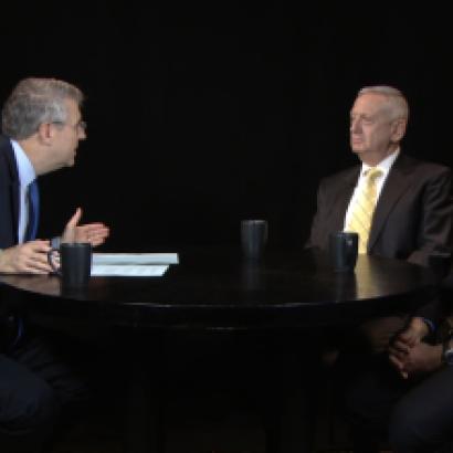 Hoover fellow Peter Robinson interviews Jim Hake and General Jim Mattis