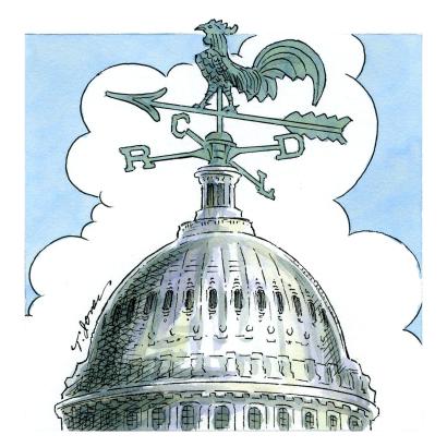 U.S. Capitol as weather vane