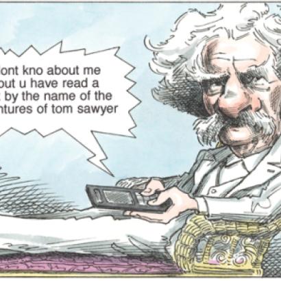 All Twitter, No Twain