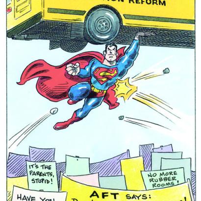 Education Reform Superman