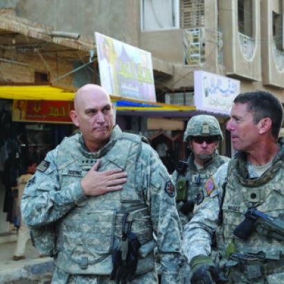 General Ray Odierno and Army officer Joseph McGee