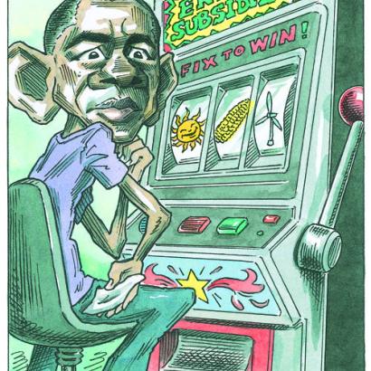 Obama sitting at energy subsidies jackpot 