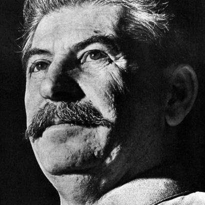 Photographic portrait of the “Great and Generous Leader,” Joseph Stalin.