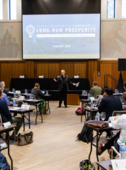 The Hoover Institution hosts Inputs to Prosperous Economies: Spring 2023 Conference Of The Working Group on the Foundations of Long-run Prosperity on June 8–9, 2023.