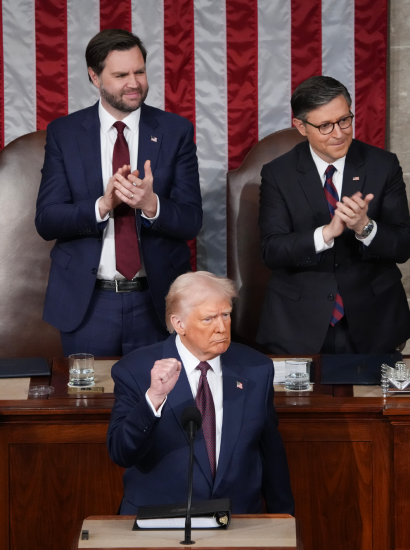 Donald Trump Delivers Joint Address To Congress
