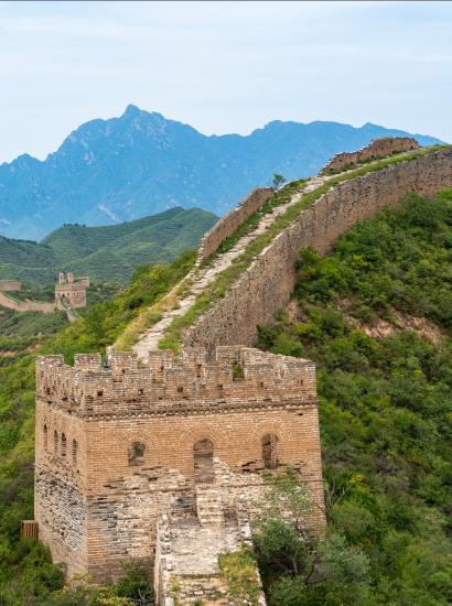 The Great wall of China stock photo