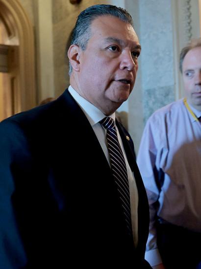 California Sen. Padilla Delivers Speech On Removal From DHS Press Conference