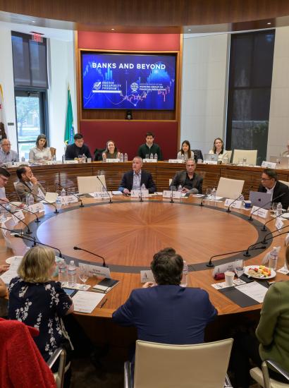 The Hoover Program on the Foundations of Economic Prosperity hosted the Banks and Beyond conference on April 3–4, 2025, convening scholars and industry leaders from across the country.