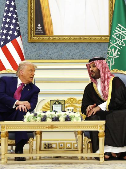 Trump and Crown Prince Mohamed bin Salman of Saudi Arabia