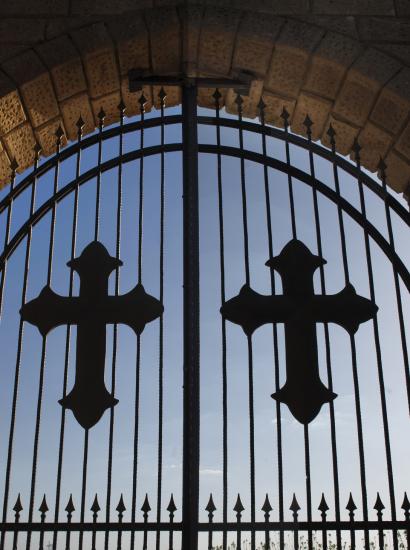 Mor Gabriel Syriac Monastery near Midyat town, southeastern Turkey - stock photo