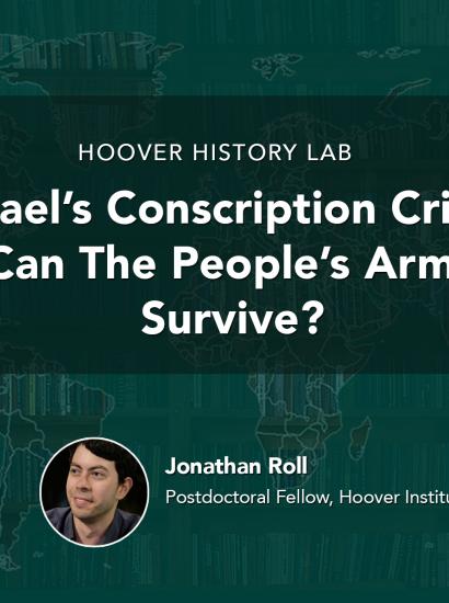 Israel’s Conscription Crisis | Jonathan Roll