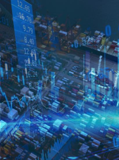 Global Commerce and Business logistics stock photo