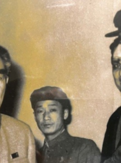 meeting Chou En Lai in Beijing January 1972, as producer of Pakistan TV coverage of President Zulfikar Ali Bhutto’s visit to China. 