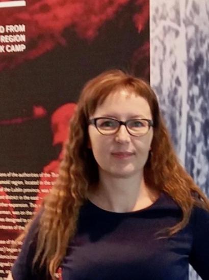 Dorota Niedziałkowska, PhD at the State Museum at Majdanek in Lublin 